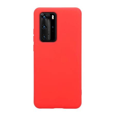 Crong Color Huawei P40 Pro szilikon tok (piros)