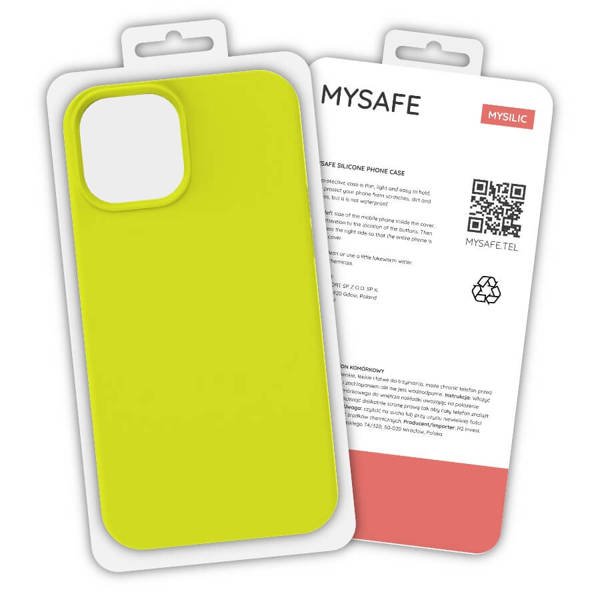 MySafe sárga szilikon tok